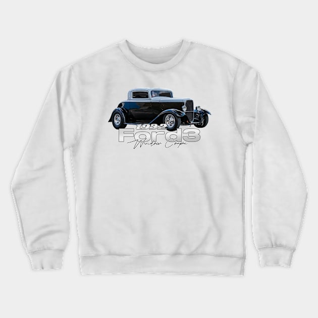 1932 Ford 3 Window Coupe Crewneck Sweatshirt by Gestalt Imagery